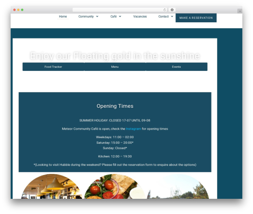 Business Capital company WordPress theme - hubble.cafe