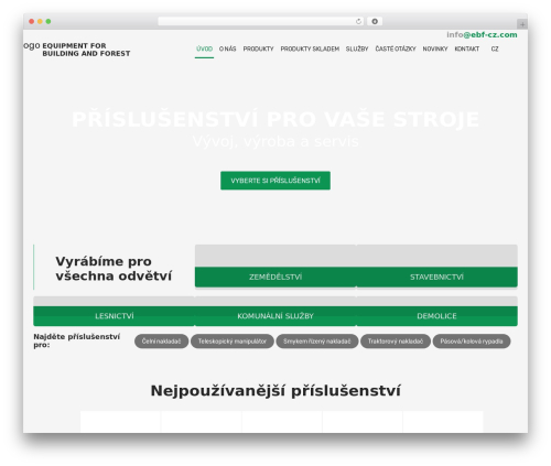 EBF WordPress theme - ebf-cz.com