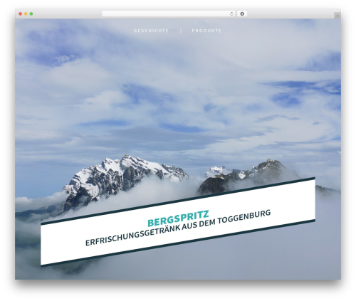 Hello Elementor theme WordPress - bergspritz.com
