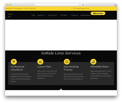 Chauffeur booking system WordPress plugin - itsridelimo.com