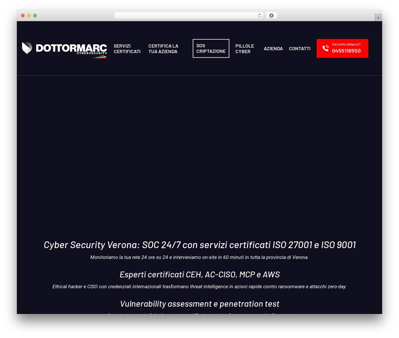 Ostech WordPress theme - dottormarc.it