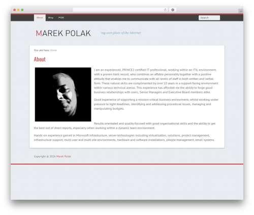 Path WordPress website theme - marekpolak.com Path WordPress website theme - marekpolak.com