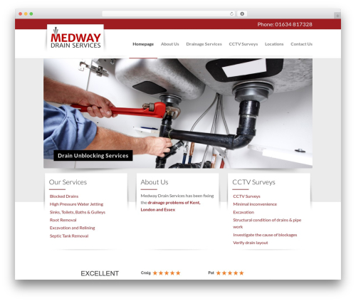Plus top WordPress theme - medwaydrainservices.co.uk