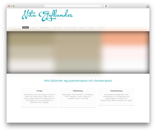 WordPress theme Adamos pro - nitagyllander.se