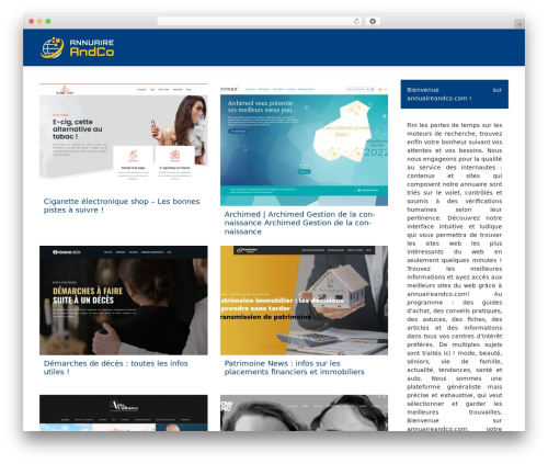 WordPress theme generic-site - annuaireandco.com