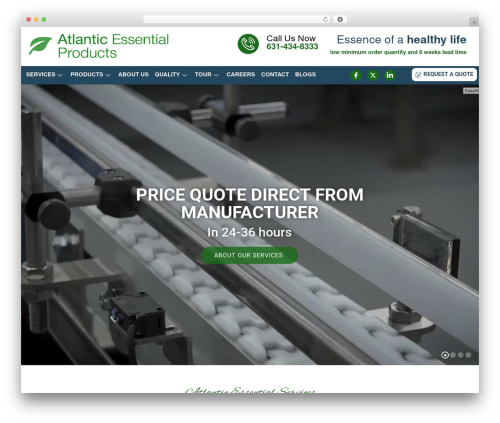 WordPress website theme Medixi - atlanticepny.com