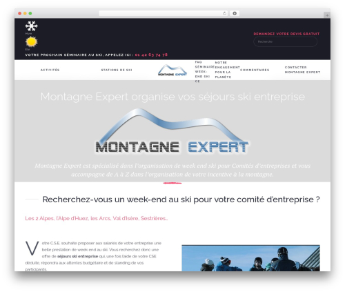 YOOtheme WordPress theme - montagne-expert.fr