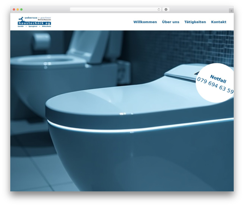 agenturTHEME WordPress theme - uebersax-ht.ch