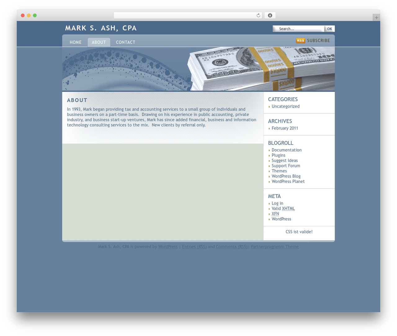 Partnerprogramm WP theme - mash-cpa.com