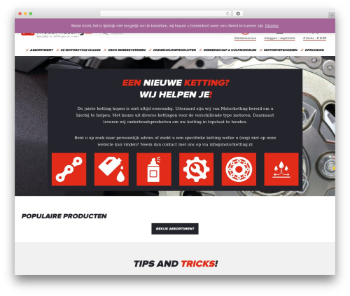 Sieronline WP Basisthema- Child WP theme - motorketting.nl