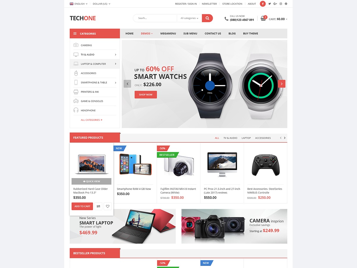 TechOne WordPress theme image by Kutethems Team