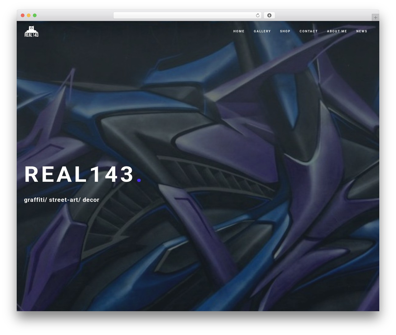 WordPress theme Comet WP - real143.com