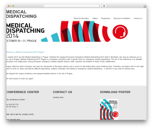 WP Opulus medical WordPress theme - medical-dispatching.com