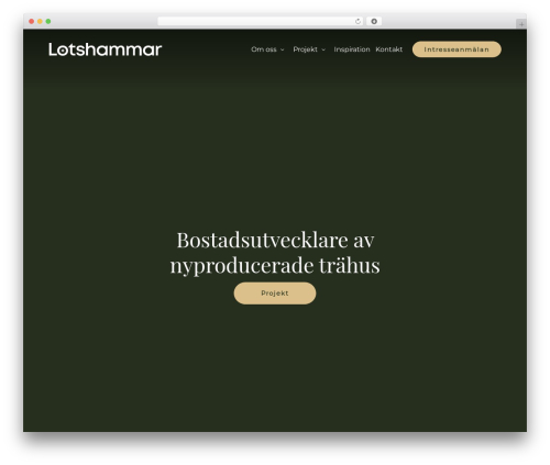 WW Platform WordPress theme - lotshammar.se
