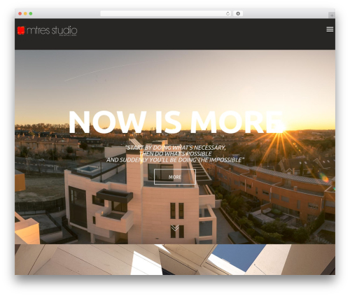 cherry WordPress theme - mtresstudio.com