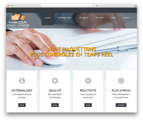 Cherry parallax WordPress plugin - mediaprestations.fr