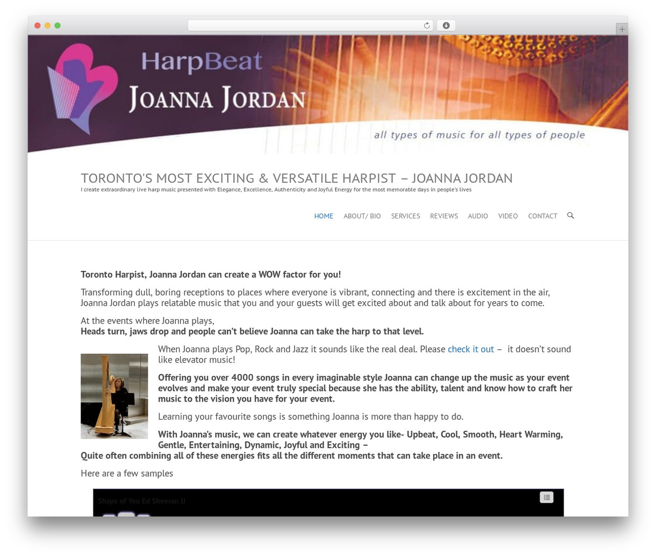 Interface Pro WordPress theme - joannajordan.com