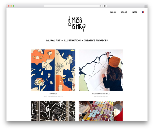 Semplice WordPress theme - missismr.com
