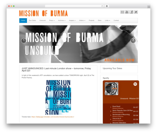 Facebook page photo gallery WordPress plugin - missionofburma.com
