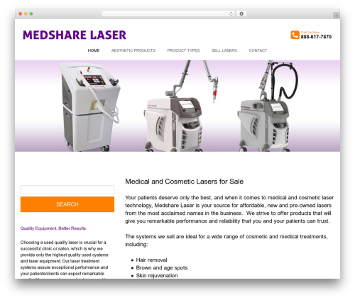 ae WordPress theme - medsharelaser.com
