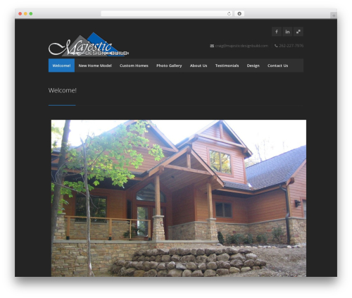 Centum WordPress theme - majesticdesignandbuildllc.com