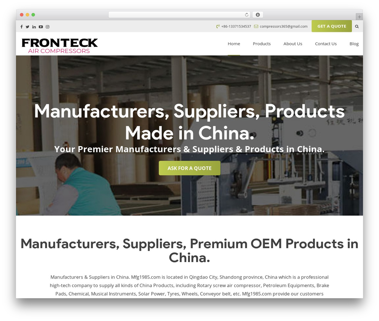 Custom Theme WordPress theme - mfg1985.com