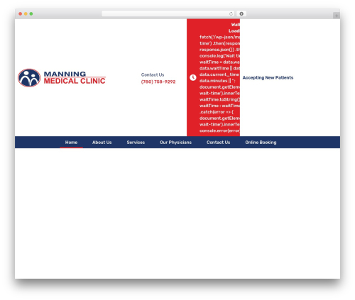 Hello Elementor theme WordPress - manningmedical.com