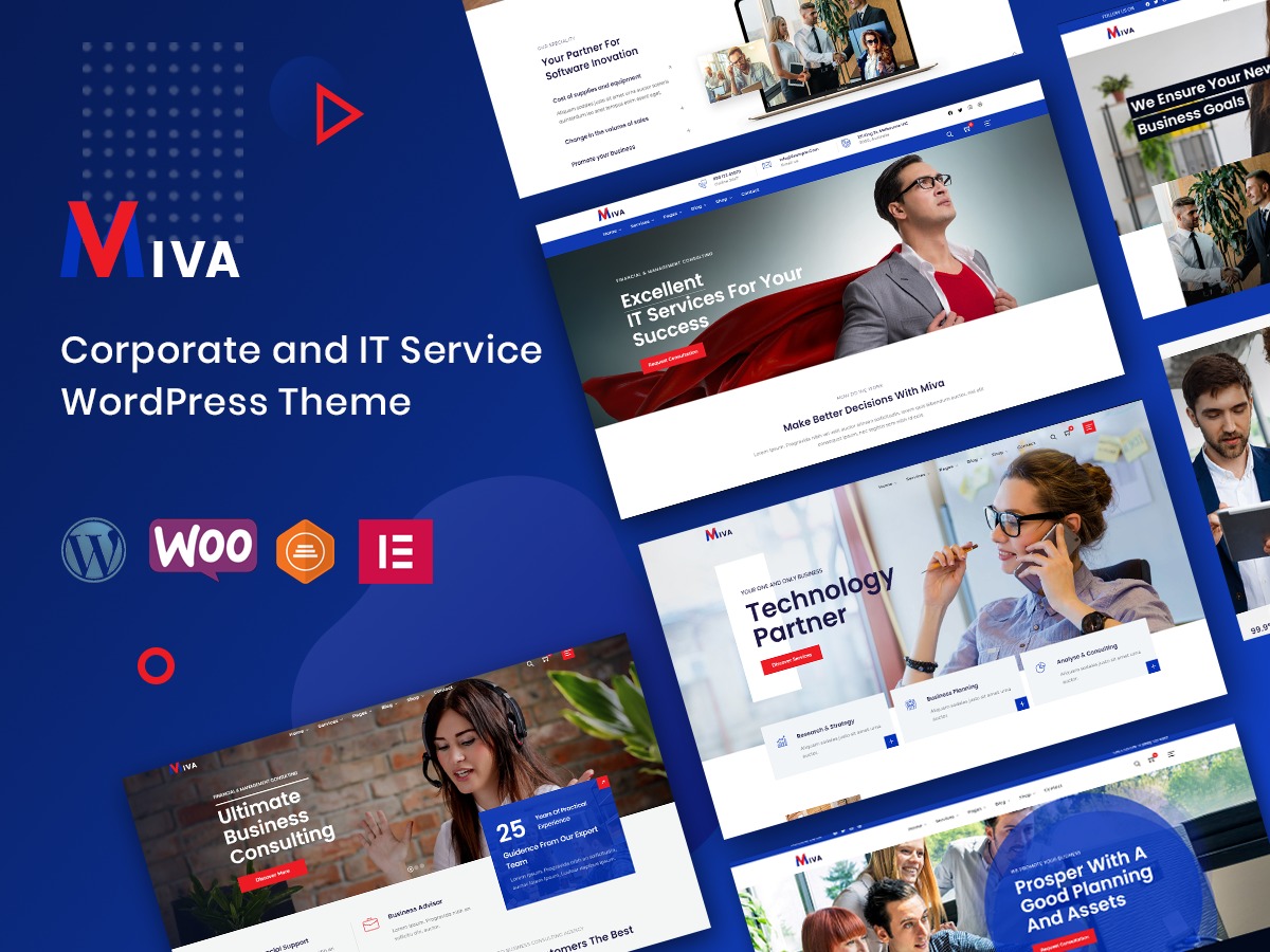 Miva WordPress theme design