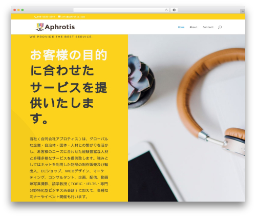 Theme WordPress Divi - aphrotis.com