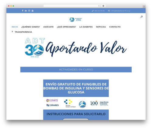 Theme WordPress Koral - diabetenerife.org