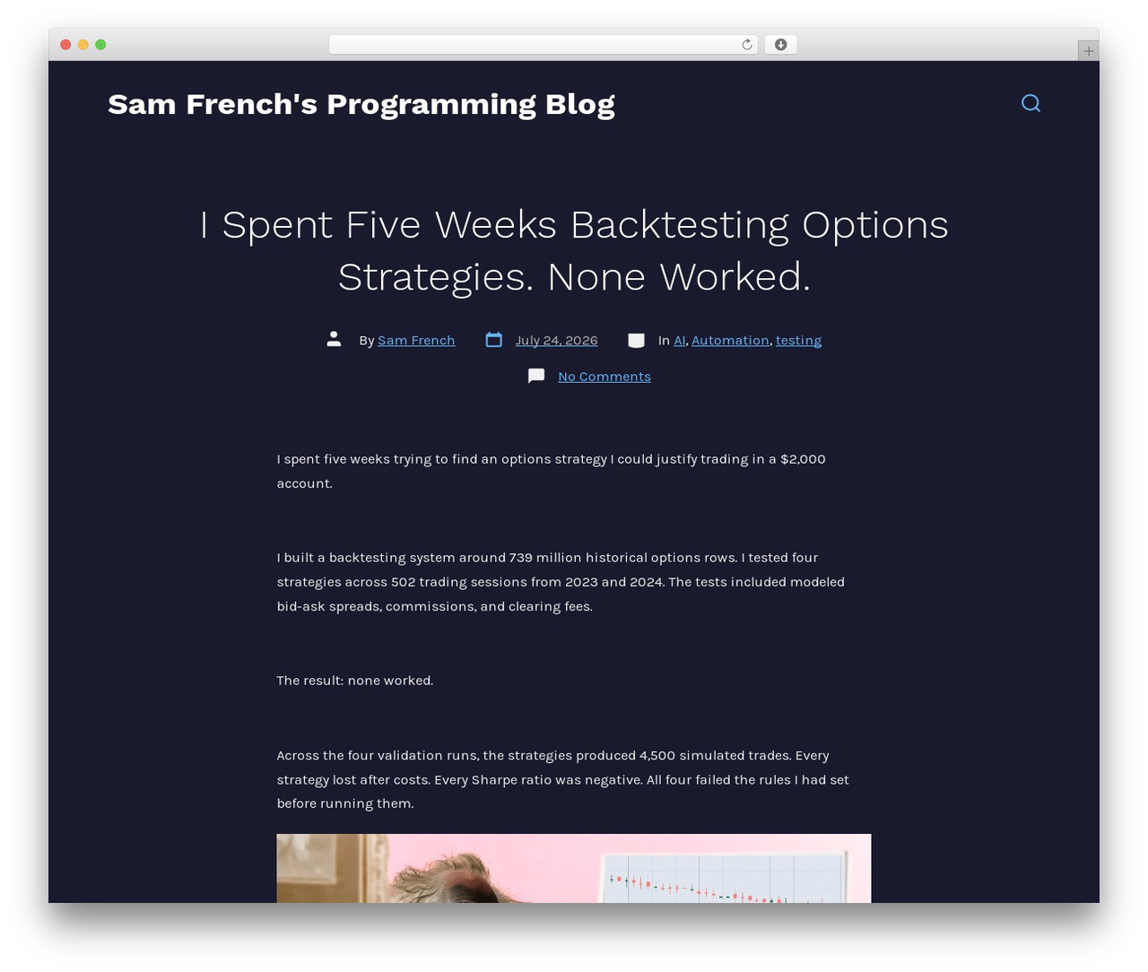 WordPress theme Go - samfrenchblog.com