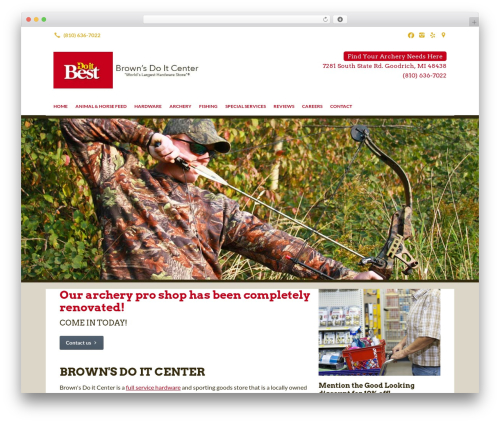 WordPress theme Beacon Theme - brownsdoitcenter.com