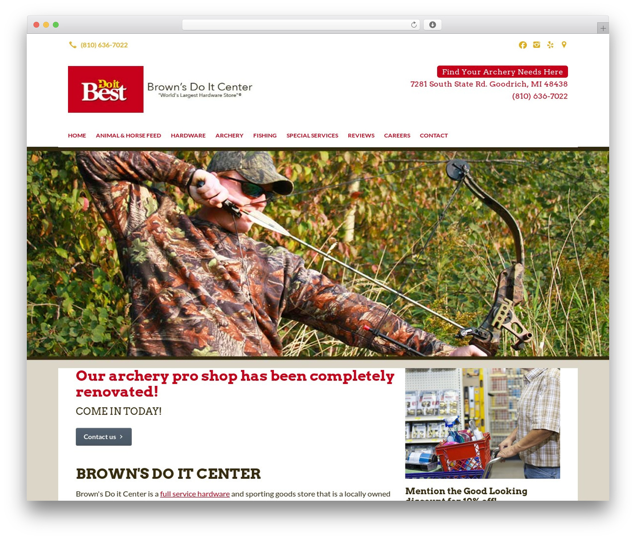 WordPress theme Beacon Theme - brownsdoitcenter.com