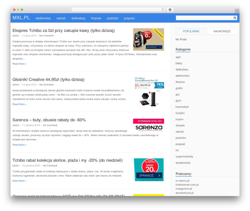 WordPress theme EverBox - mxl.pl