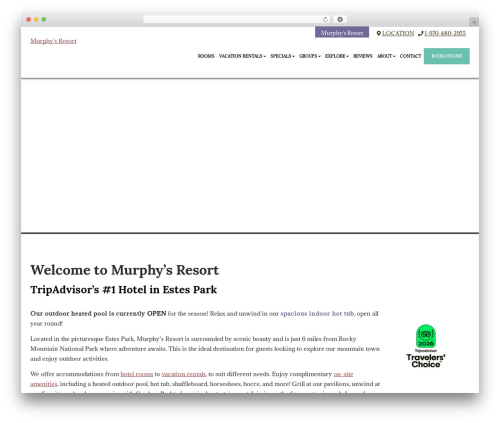 WordPress theme RezTheme - Base Theme - murphysresort.com