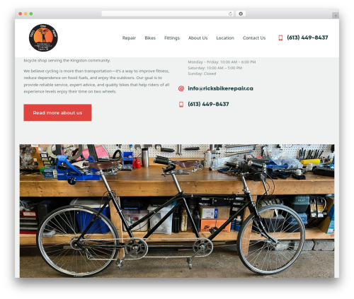 yokoo WordPress theme - ricksbikerepair.ca