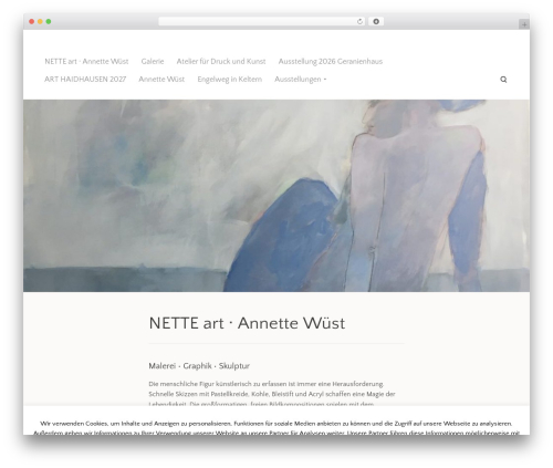 Bindery top WordPress theme - nette-art.net