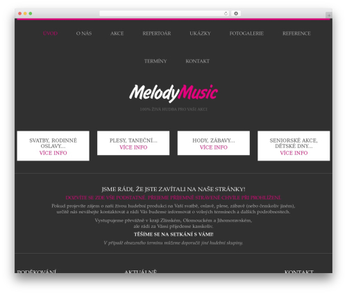 cherry theme WordPress - melodymusic.eu