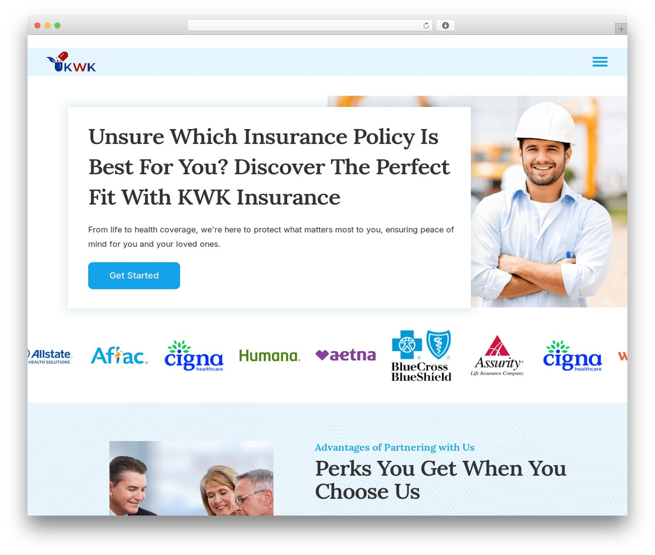 Custom Theme WordPress theme - kwkinsurance.com