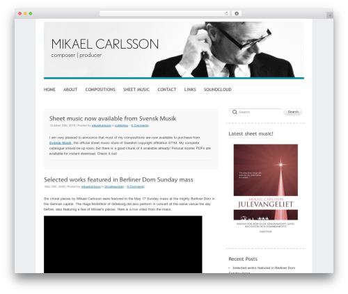 Delicate WordPress theme design - mikaelcarlsson.com Delicate WordPress theme design - mikaelcarlsson.com
