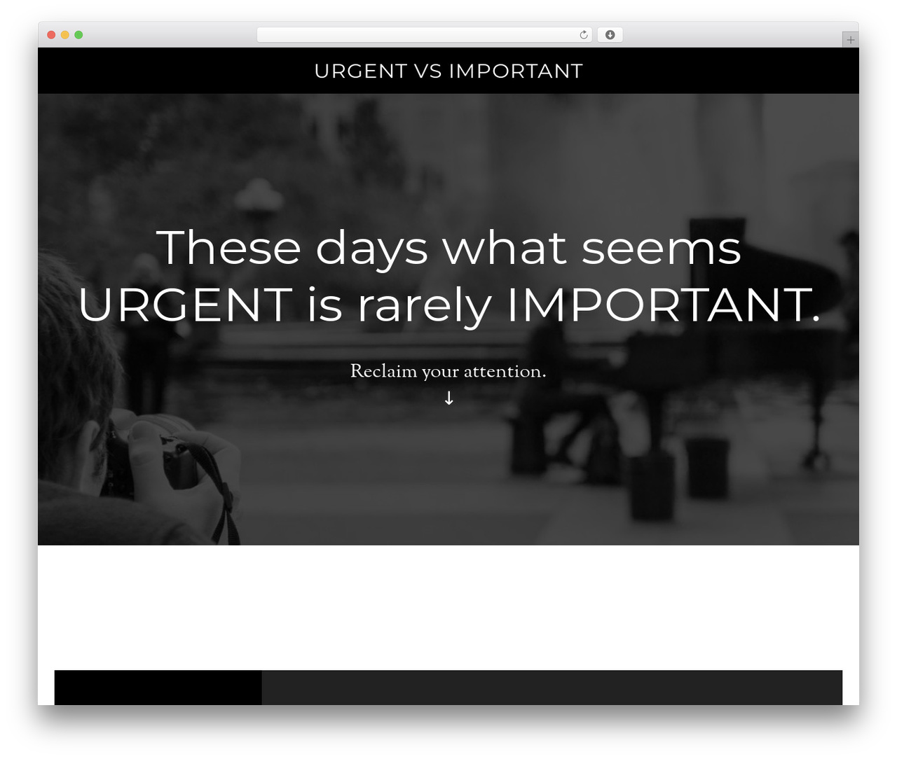Genesis WordPress theme - urgentvsimportant.com