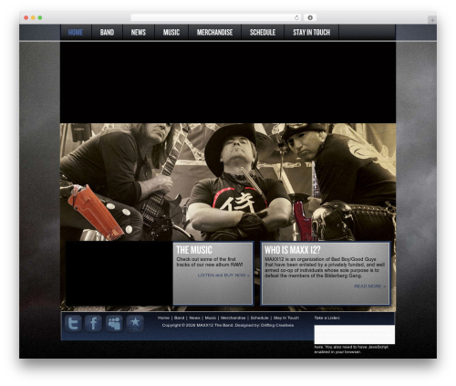 Events manager extended WordPress plugin - maxx12music.com