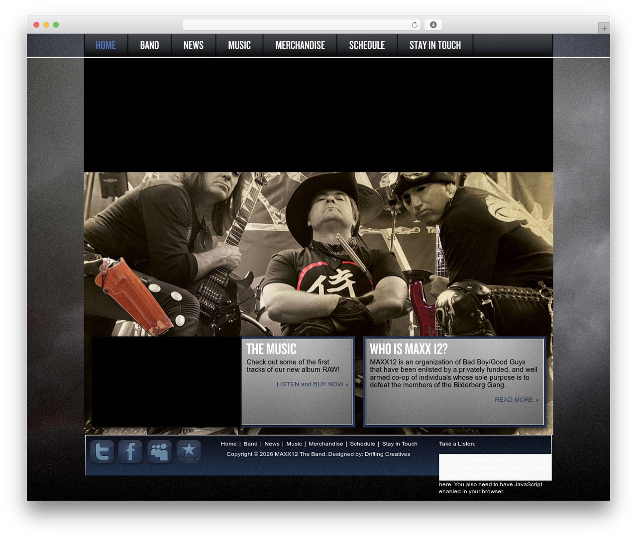 Maxx12 WP Theme WordPress theme - maxx12music.com Maxx12 WP Theme WordPress theme - maxx12music.com