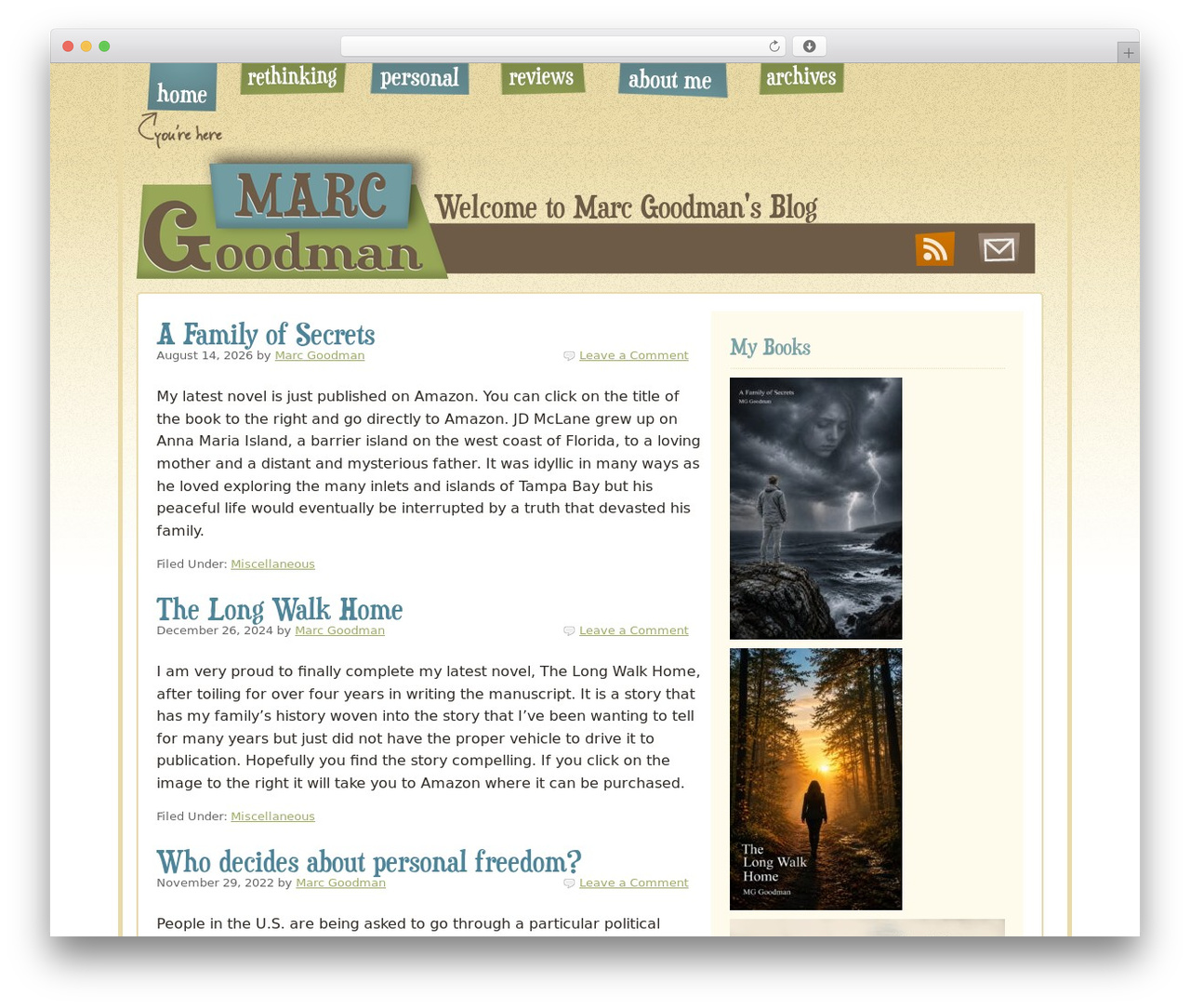 Prose WordPress theme - mggoodman.com Prose WordPress theme - mggoodman.com