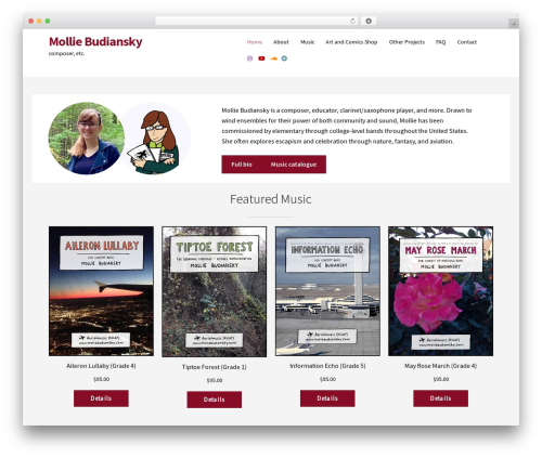 Storefront WordPress shopping theme - molliebudiansky.com