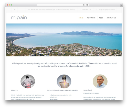 Theme WordPress constructo - mipain.com.au