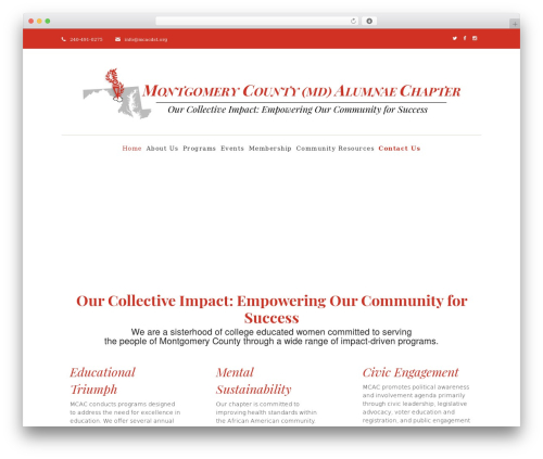 Theme WordPress Candidate - mcacdst.org