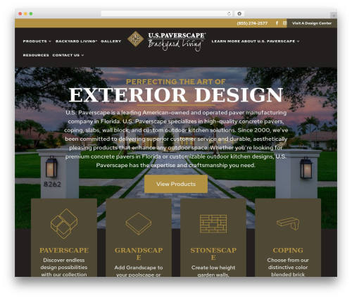 Theme WordPress USPavers - uspaverscape.com