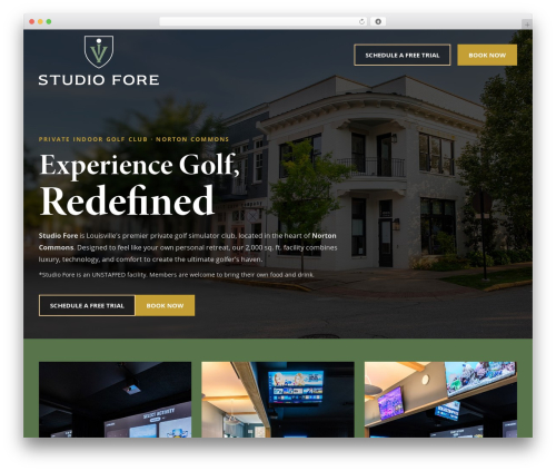 TKFramework theme WordPress - studioforegolf.com