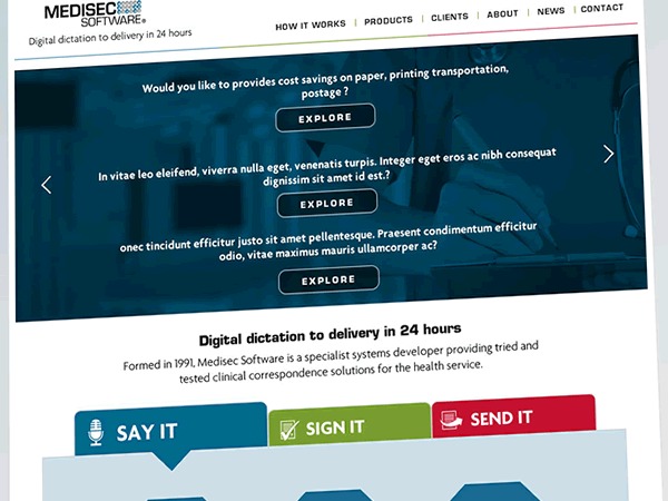 WordPress theme Medisec Theme by Global River